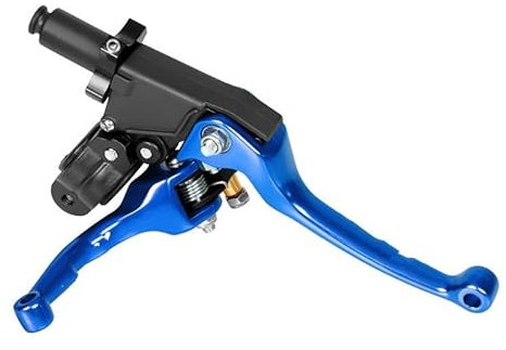 Kupplungs Bremshebel Motorrad CNC Kupplung ASV Klapp Bremse Kupplung Hebel Set Für XR50 Für Dirt Bike Für ATV Für Quad Bremshebel Kupplungs(Blue)
