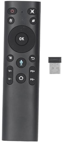 RiToEasysports Télécommande Universelle 2,4 GHz, Intelligente avec Fonction d'apprentissage Infrarouge, Télécommande sans Fil USB pour Projecteur, TV, Téléphone Portable, Ordinateur