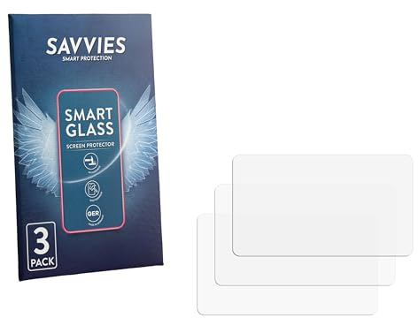 Savvies 3 Stück Panzer Schutz Glas für Krunia MT88 5 9H Schutzfolie HD Klar, Blasenfrei, Anti-Fingerabdruck, Stoßfest, Displayschutz