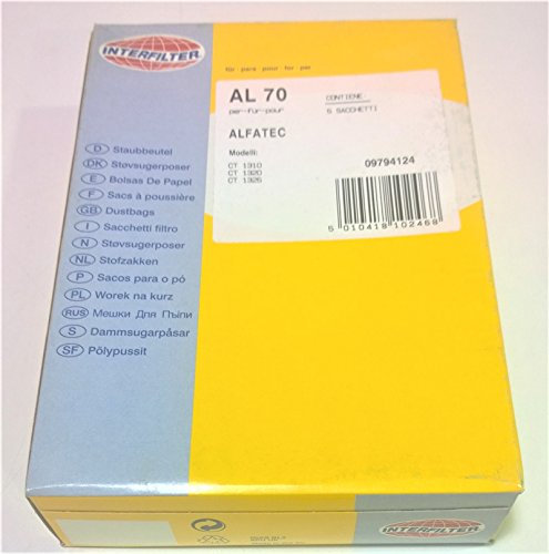 Sacchetti aspirapolvere AL 70 per ALFATEC
