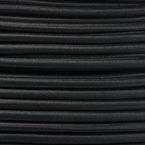 KAHAGE - BUTONIA 10m Gummikordel - Hutgummi - Rundgummi, hochwertig, extra-stark in 4mm, schwarz