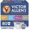 Assortment Pack Morning Blend, 100% Colombian, Donut Shop and Italian Roast for K-Cup Keurig 2.0 Brewers, 80 Pack, Victor Allens Coffee Single Serve Coffee Pods