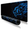 YISK Alfombrilla de ratón para juegos XL 700 x 300 x 2 mm, almohadilla de teclado extendida con base de goma antideslizante para PC, computadora y computadora portátil (azul leopardo XL)