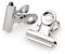 Coideal Small Metal Paper Clips Silver, 100 Pcs Mini Bull Hinge Clips Strong Grip Clamps for Photo Picture, Food Bags, Art Crafts, Office School (22mm)