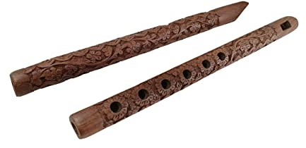 IBLAY Traditional Wooden Flute Great Sound Woodwind Musical Instrument - Gift Flute (One)