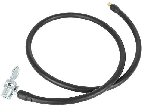 X AUTOHAUX 100cm 39.37'' Tyre Inflator Pump Hose with Locking Air Chuck for Car