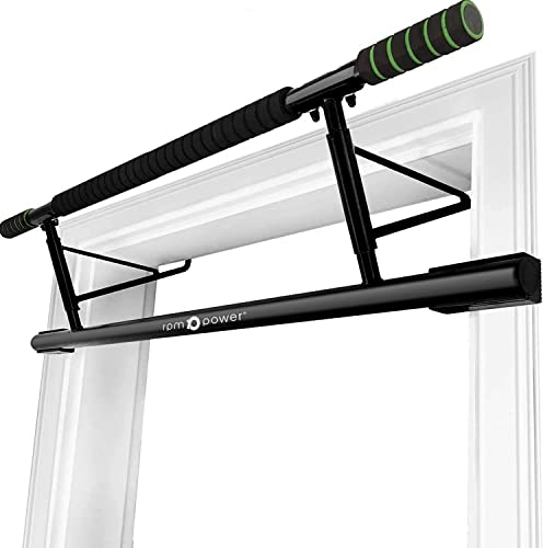 Powerball (NEU) Verstellbare Door Pull Up Bar Vielseitiges Heimtrainingsgerät zum Muskelaufbau und zur Muskelstärkung - spurenlos, Keine Schrauben erforderlich (verstellbar) (Door Pull Up Bar)
