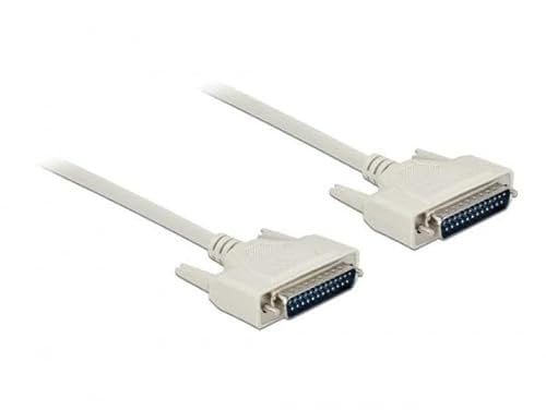 Delock Serielles Kabel D-Sub 25 Stecker zu Stecker 2 m