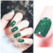 Vishine Soak Off UV LED Vernis à Ongles Gel Semi-Permanent Pailleté Vertes - Diamant Paillettes Green 10ml 6008