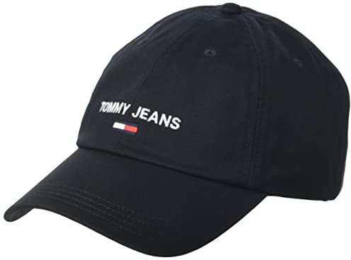 Tommy Jeans Herren TJM Sport Cap Baseballkappe, Black, Einheitsgröße