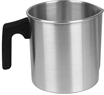 URCheers Kerzenwachs-Schmelztiegel, 1.2L Kerzenschmelztiegel Doppelkessel Wachsschmelztiegel mit hitzebeständigem Griff für Kerze DIY, für Kerzenherstellung und Seifenherstellung