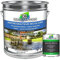 DB Rénovation Vernis de protection sol béton, pierre pour Terrasse, façade - Imperméabilisant, Hydrofuge, Anti-tâche - Incolore 5 KG + 1L Diluant