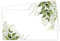 younikat 50er-Set Hochzeits-Tischkarten I Platzkarte I Namenskarten I Blumen-Eukalyptus Motiv I Visitenkarten-Größe I Blassgrün I für den besonderen Tag I Stilvoll I Hochzeit I Geschenk I dv1096