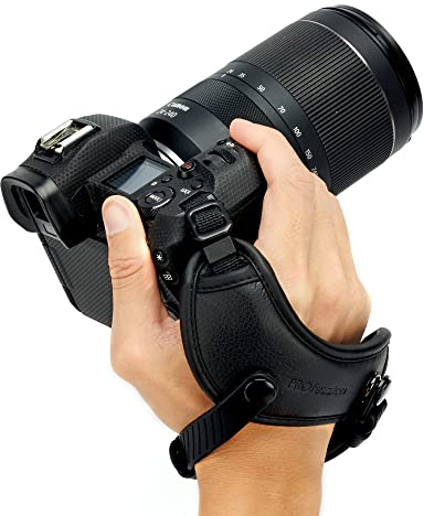 PROfezzion Deluxe Mikrofaser Kamera Handschlaufe Handgriff Handgelenkschlaufe für Canon Nikon Sony Fujifilm Olympus Panasonic DSLR & Spiegellose Kameras, Unverzichtbares Zubehör für Fotografen