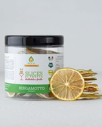 Biocal® - Fette di Bergamotto disidratato per gin tonic e cocktail - 45g
