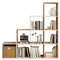 Stella Trading Luna Modernes Würfelregal Eiche Sonoma Nachbildung, ideal für Faltboxen - Praktisches Raumteiler Regal mit 10 offenen Fächern - 149 x 149 x 35 cm