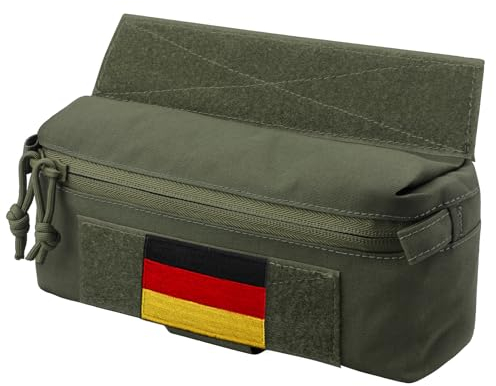 WYNEX Tactical Dump Drop Pouch, Dangler-Tasche Utility Tool Pack Unterbauch Tragetasche EDC Pocket Organizer Zubehör für Plate Carrier Chest Rig