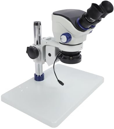 Microscopio Binocular, Microscopio Educativo de Ciencias de Alta Precisión, Rotación de 360°, Inclinación de 45°, WF10X 23 Mm para Inspección