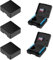 Besvalo Pack of 5 Protective Storage Case Compatible with Battery of Gopro Hero 5/6/7/8/9/10/11/12 Black Cameras, Multifunctional Battery Case Organizer Boxes with Memory Card Slot, BTR-G5-12