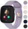 YLK Kinder Armband kompatibel mit Xplora X6 Play Armband für Mädchen Jungen, Weiches Sicheres Silikon Armbänder Wasserdichtes Sport Ersatzarmband für Xplora X6 Uhrenarmbänder, Taro Lila
