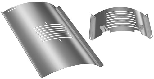 PB1230 Pellet/Gas Combo Grill Ersatzteile Flamme Broiler Slide Cover & Boden für Pit Boss Zubehör Pitboss Heat Deflector Diffusor für PB1100PSC1/PSC2/PSC3, PB600PS1, PB500SP Pellet Smoker