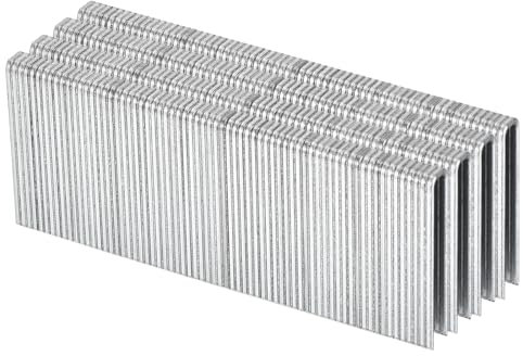 sourcing map 18 Gauge Narrow Crown Staples 1/4x1-1/4, 3000Pcs Galvanized Steel for Pneumatic, Electric Stapler, White