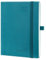 POPRUN Kalender 2025 2026 Wochenplaner (Aug.2025-Dez.2026) Softcover mit PU-Leder, ca. A5 (22 x 16,5 cm), 17-Monate-Terminplaner 1 Woche 2 Seite mit Zertifiziertem Papier - Pazifikgrün