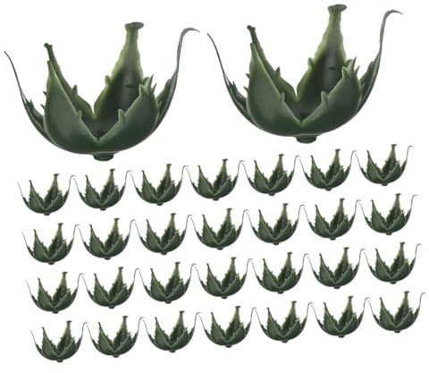 HAWILLOSCH 30 Stück Kunststoff Rosenblütenhalter Für Behälter DIY Künstliche Blumen Halter Gefälschte Blume Gefäße Heimwerkerbedarf