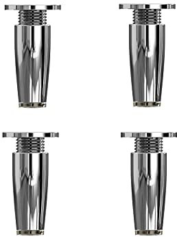 LFONDIGE stücke Edelstahl Möbel Beine Schrank Füße Rostfrei Bank Beine für Küche Tisch Einheit