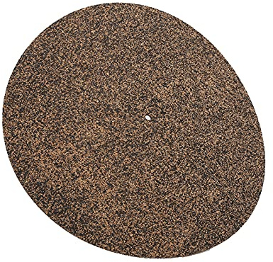Pretfy Tappetino da Record in Vinile da 12 Pollici, Slipmat di Giradischi Antistatico Non Slip di Sughero per Record