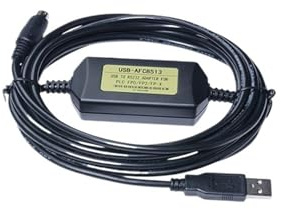 DXLBYJZKC 1 cable de programación USB-AFC8513 para FP-X/FP0/FP2 (beige)