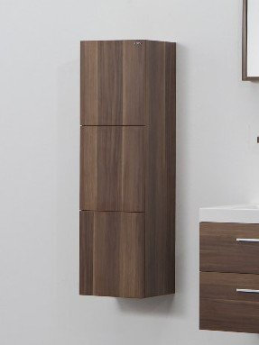 KZOAO Madrid Schrank 155 cm, Tür Anschlag:rechts, Holzfarbe:C020 Nussbaum dunkel Dekor