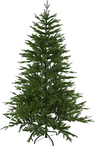 Star 606-12, Weihnachtsbaum Wasa, mit Metallfuß, Full PE, Plastik, Grün, 13.0 x 13.0 x 18.0 cm