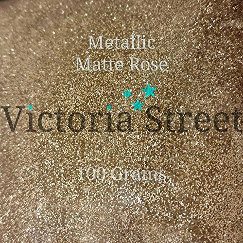 Victoria Street Glitter - Metallic Matte Rose - Fine 0.008 / 0.2mm Gold Sand[100 Grams]