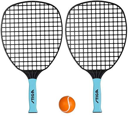 STIGA Set de Tennis de Plage All Round - Noir et Bleu