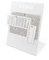 Magnettafel Memoboard mit Kreide beschreibbar - 180 x 120 x 235mm inkl. Magnete - Schreibtisch Magnetboard Magnetpinnwand Magnet Whiteboard Pinnwand zum beschriften, Farbe:weiß