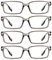 LifeArt Lesebrillen, Blaulicht-Blockierbrille, Computer-Lesebrille für Damen und Herren, Brillengestell mit rechteckigem Mode-Design (4 Grau, 2.00)