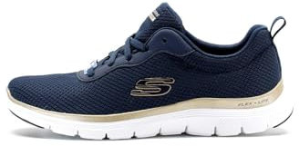 Skechers Flex Appeal 4.0 Bril Womens Trainers Navy 7 UK