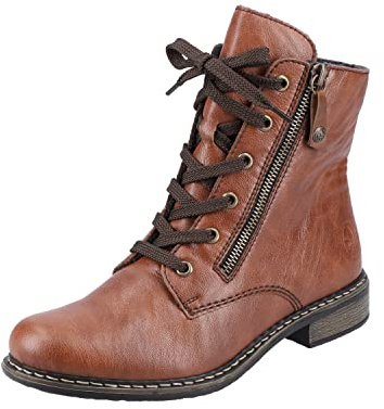 Rieker Damen Schnürstiefeletten 71202, Frauen Stiefeletten
