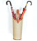 Regenschirmständer Leder Home Storage Kreative Regenschirm Eimer (khaki)