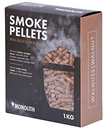Monolith Smoke Pellets 201106 - Pellet per affumicatura, noce, 1 kg