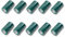 10 Rollen AGRIplus Silofolienklebeband/Reparaturklebeband - Zum Abdichten von Löchern und Risse - 100 mm Breite - 10 m Länge -Grün