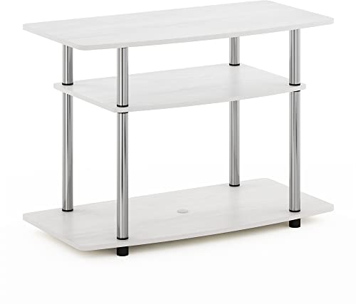 Furinno Econ Mueble TV de 3 Niveles sin Herramientas, Engineered Wood, Americano, 40.1 x 59.2 x 80cm