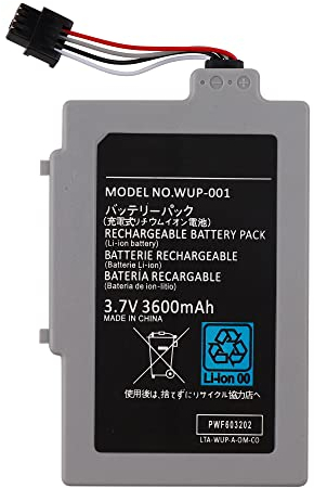 Swark WUP-001 Batterie compatible avec manette de jeu Wii U, Wii U, WUP-010