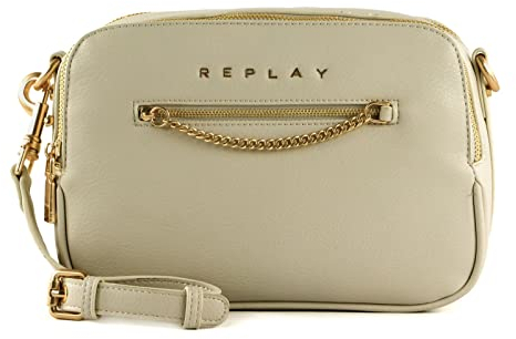 REPLAY Damen FW3902 Handtasche, 020 Light Grey