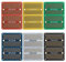 EPLZON Plated Mini PCB Solder-able Breadboard for Electronics Projects Compatible with Arduino Soldering Projects 2.0x1.5 mixed color(pack of 12pcs)