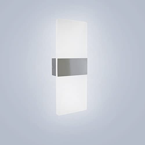 OneUan- Lámparas de Pared Aplique Uso Interior LED 10W 10 * 27cm Longitud Luz Blanco Neutro 4000k, Moderna Acrílico, Decoración para Dormitorio Salón Sala Pasillo Escalera Restaurantes Hoteles.
