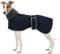 Winter Windhunde Mantel,Warm Hundejacke mit Fleecefutter,wasserdicht,Winddicht,Verstellbarer,Hunde Pullover fur Wandern,Klettern,für Windhunde/Whippet/Lurcher-Personalisierbar-Blau-XXXL