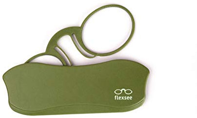 Flexsee Gravity Bügellose Lesebrille für Damen und Herren – 9 Farben / 5 Dioptrien (Grün, 1, Dioptrien)