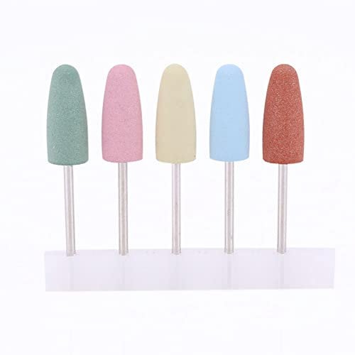 Tiiyee Broca Manicura, Taladro de Uñas Set Accesorios Brocas Eléctrica para Uña Profesional Lima Herramientas Arte Torno las Pulidor Fresas Quitar Gel Eliminación Cutículas Manicura Pedicura